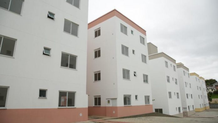 MInha Casa Minha Vida - Jardim Atlântico - Florianópolis Exterior de dois blocos de apartamentos