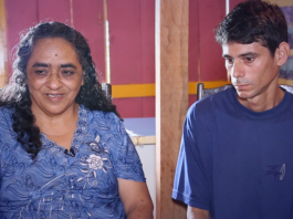 Resolução de desaparecimentos em SC torna-se referência nacional Foto do casal, sentados dando entrevista