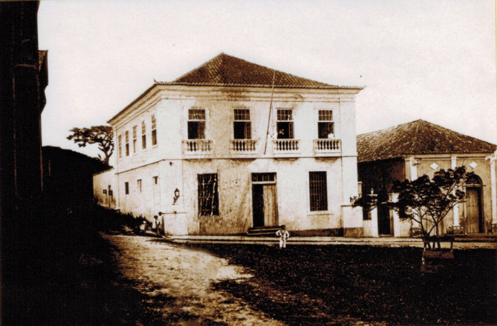 cmsj inaugura memorial historia nesta terca foto antiga mostra a atual casa de de cultura no centro histórico de são josé