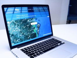 tela de um notebook com o site da 1doc aberto