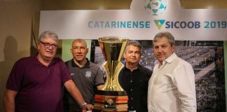 Os quatro técnicos semifinalistas do Catarinão 2019 - Foto José Somensi/FCF