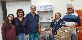 Promovida há um ano pelo Rotary de São José, campanha empresta livros de graça no supermercado Giassi em Campinas - Foto: Divulgação/CSC