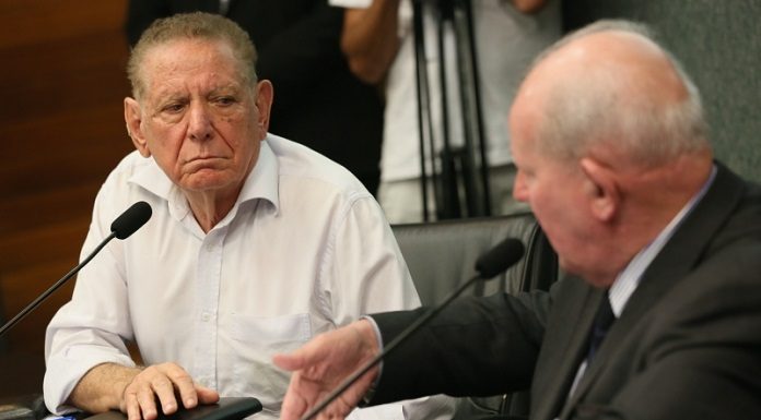 Sebastião Moraes Mattos, proprietário da Vivenda Construções, foi a primeira testemunha a ser ouvida pela CPI da Ponte Hercílio Luz - Foto: Fábio Queiroz/Agência AL