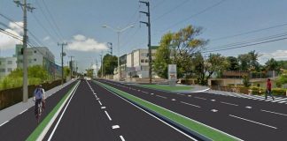 A revitalização da avenida no Continente vai instalar ciclovia em seus 3,2 km de extensão - Imagem: PMF/Divulgação