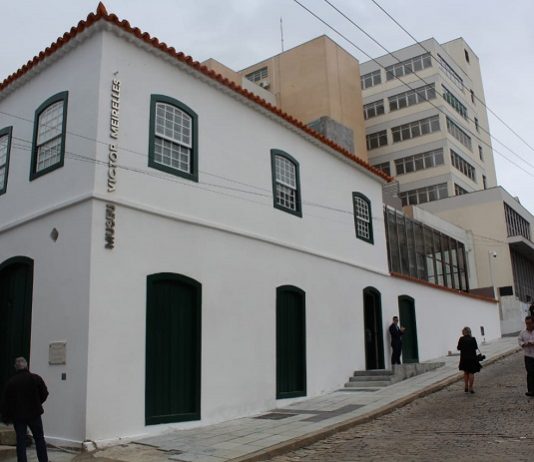 Pandemia atrasa ajustes na obra e reabertura do Museu Victor Meirelles Museu Victor Meirelles, no centro de Floripa, Local foi reformado pelo Iphan ao custo de R$ 4,8 milhões - Foto: Iphan/Divulgação
