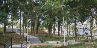 A revitalização da praça, no bairro Picadas do Sul, será entregue à comunidade a partir das 14h com edição do Bairro em Movimento - Foto: Secom PMSJ/Divulgação