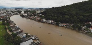 foz do rio imaruim será limpa na semana do meio ambiente de palhoça - foto marcelo do nascimento