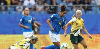 seleção feminina perdeu para a austrália na segunda partida do mundial