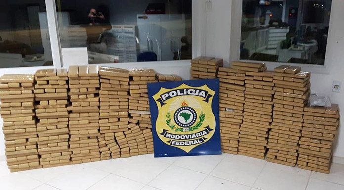 TPRF apreende 820 kg de maconha em biguacu