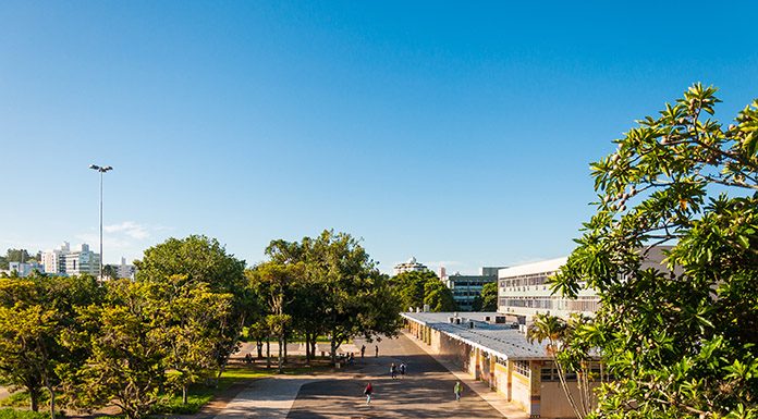 ufsc vestibular processo seletivo universidade vagas cursos - foto do câmpus da trindade