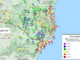 amanhecer gelado em sc - epagri ciram