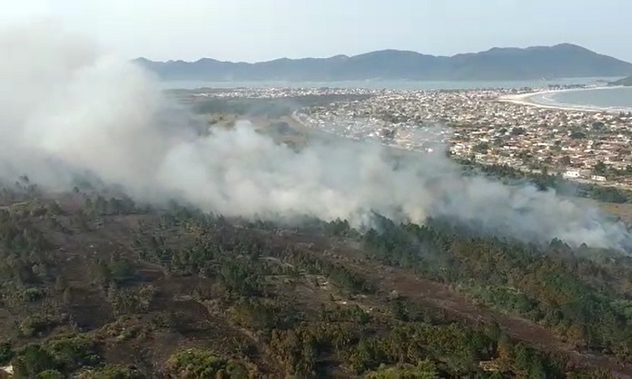 incendio parque estadual serra do tabuleiro 2019.1 - cbm sc