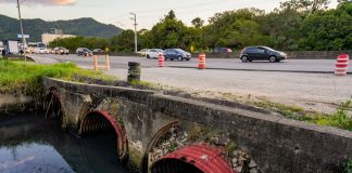 interdição sc-401 para reconstrução de galeria pluvial