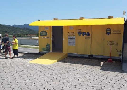 posto de cobrança do pedágio ambiental