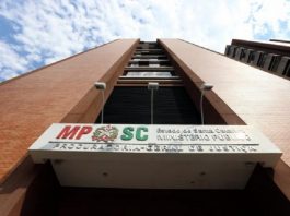 Fachada do Ministério Público de Santa Catarina