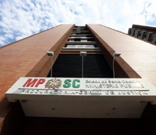 Fachada do Ministério Público de Santa Catarina (MPSC)