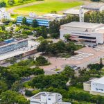 foto aérea da área central do campus trindade da ufsc