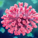 3 mil casos ativos: desenho reproduzindo a estrutura de um coronavírus, similar a um coral marinho