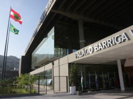 fachada do palácio barriga verde da alesc