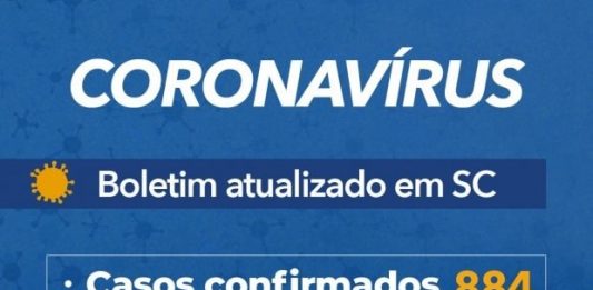 SC tem 884 casos e 29 mortes por Covid-19 tabela de coronavírus em sc mostra 884 casos confirmados e 29 óbitos