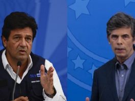 Mandetta é demitido do Ministério da Saúde e substituído por Nelson Teich duas fotos, de mandetta e teich