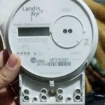 relógio de luz da marca landis gyr