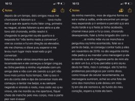 Exposed: mais de 80 mulheres jovens relatam abusos em Florianópolis Exposed: printscreen de um relato que trata de possível estupro