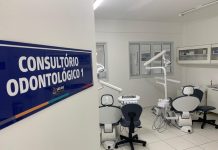Consultório odontológico em posto de saúde de São José