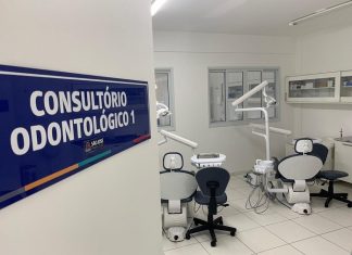 Consultório odontológico em posto de saúde de São José