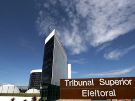 TSE fez ajustes no calendário eleitoral de 2020 fachada da sede do tce com placa na frente com nome por extenso