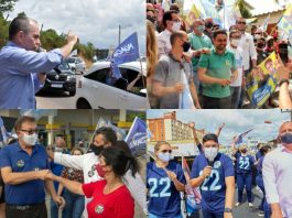 O esforço dos candidatos em percorrer São José, ouvir e apresentar propostas