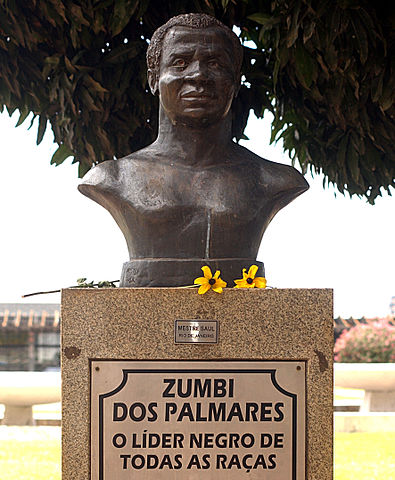 Busto de Zumbi dos Palmares em Brasília.