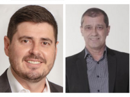 composição de quatro fotos com os rostos dos quatro vice-prefeitos