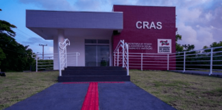 Fachada do Cras de São Ludgero; inaugurado em março de 2020