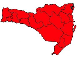 todas as regiões de santa catarina estão em risco gravíssimo à covid em atualização da matriz na quarta (22/12)