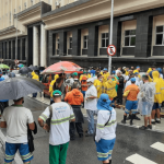 Greve: Servidores da Comcap nas ruas