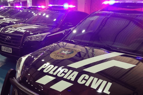 Viaturas da Polícia Civil
