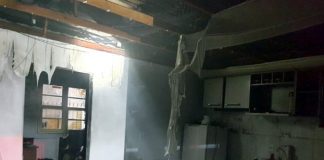 cômodo destruído onde morreu rapaz queimado no bairro ipiranga