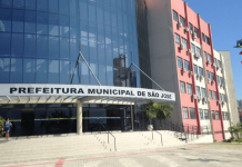Alvará de funcionamento: fachada da prefeitura de São José