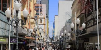 rua felipe schmidt no centro de florianópolis