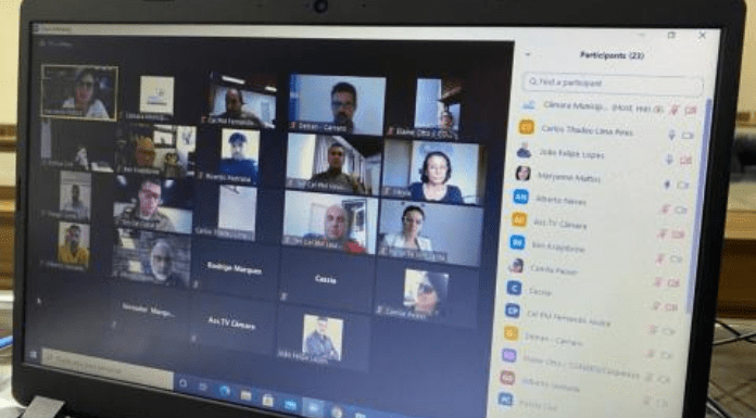 Reunião online da Frente Parlamentar de Segurança Pública Municipal