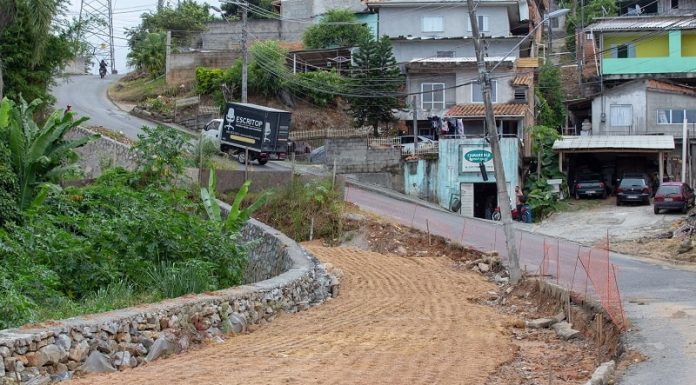 Rua Elias Merise será interditada para obras no Roçado a partir de segunda traçado da rua elias merise em obras