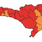 Grande Florianópolis, Laguna, Médio Vale do Itajaí e Oeste estão em nível grave