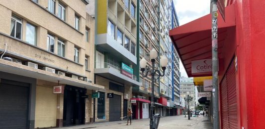 Matriz estadual: somente a região da capital está em patamar de risco menor à Covid Matriz estadual: somente a região da capital está em patamar de risco menor à Covid
