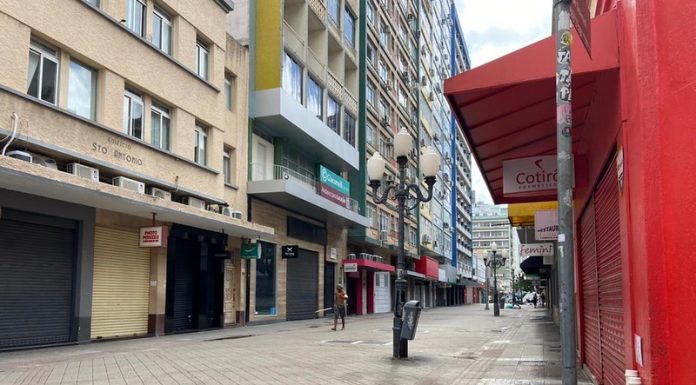 Matriz estadual: somente a região da capital está em patamar de risco menor à Covid