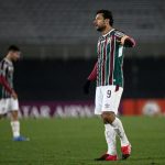 Fred em campo pelo Fluminense contra River Plate
