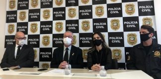 coletiva de imprensa sobre operação infância protegida