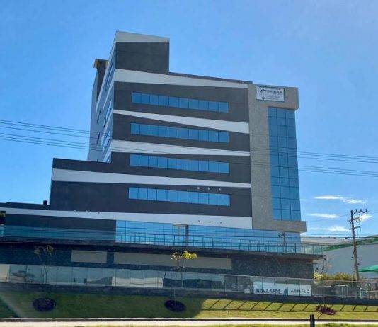 prédio da nova sede da aemflo