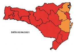 matriz da covid mostra 13 regiões de sc em nível grave de risco ao coronavírus