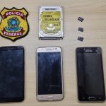 celulares apreendidos em capoeiras na operação amordaçados, da polícia federal, contra pornografia infantojuvenil
